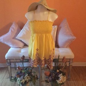 Yellow Smocked Top